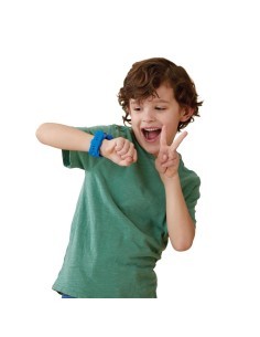 Orologio Smart Kidizoom Blu, Touch Screen a Colori, Doppia Fotocamera, Giochi, Sfide Sportive, Resistente e Sicuro