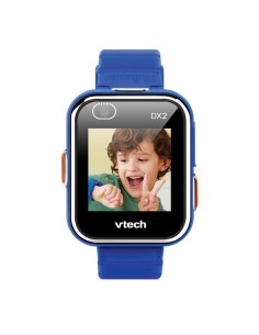 Orologio Smart Kidizoom Blu, Touch Screen a Colori, Doppia Fotocamera, Giochi, Sfide Sportive, Resistente e Sicuro