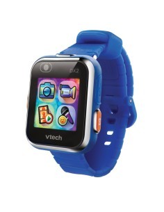 Orologio Smart Kidizoom Blu, Touch Screen a Colori, Doppia Fotocamera, Giochi, Sfide Sportive, Resistente e Sicuro