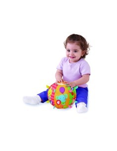 Baby Palla Multiattività, Giocattolo Interattivo Morbido, Canzoni e Suoni, Apprendimento dei Numeri, Sicura e Lavabile