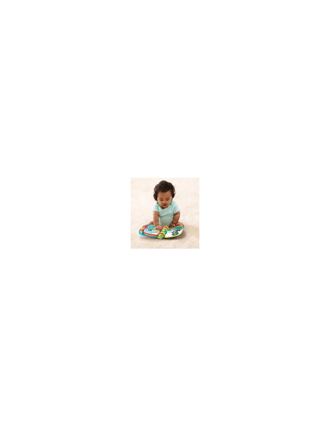 Baby Primo Libro Interattivo, Parlante e Musicale, 6 Canzoncine, 10 Melodie, Effetti Sonori, Giochi Educativi