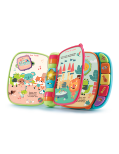 Baby Primo Libro Interattivo, Parlante e Musicale, 6 Canzoncine, 10 Melodie, Effetti Sonori, Giochi Educativi