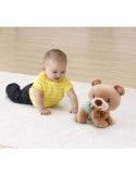 Baby Teddy Canta e Gattona, Orsacchiotto Interattivo per Neonati, Pulsanti Interattivi, Melodie e Canzoni