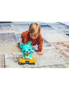 Baby Lord Cucciolo in Hoverboard, Cagnolino Interattivo con Sensori, Giochi Musicali e Educativi, Movimenti Automatici