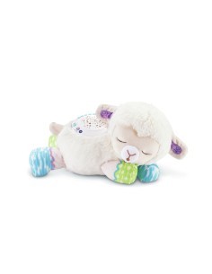 Baby Luce Ninna Nanna Parlante, Giocattolo 3 in 1 con Luce e Proiettore, Melodie e Peluche Morbido