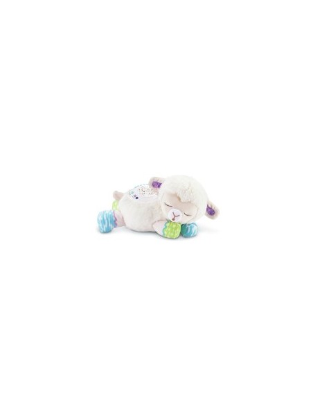 Baby Luce Ninna Nanna Parlante, Giocattolo 3 in 1 con Luce e Proiettore, Melodie e Peluche Morbido