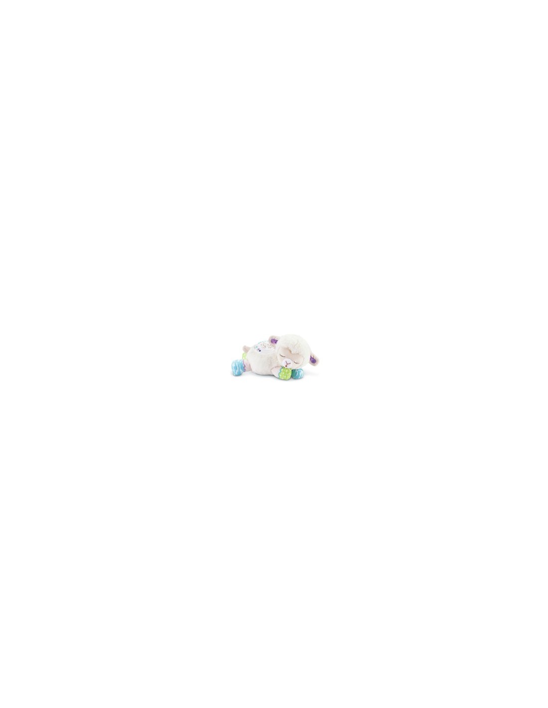 Baby Luce Ninna Nanna Parlante, Giocattolo 3 in 1 con Luce e Proiettore, Melodie e Peluche Morbido