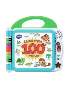 Baby Libro Illustrato Bilingue, 100 Parole, 12 Pagine, Modalità Interattive, Canzoni in Italiano e Inglese, Effetti Sonori