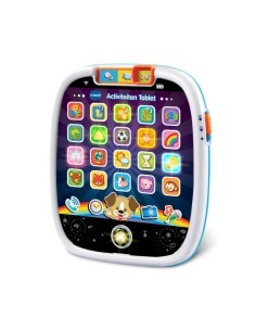 Baby Il Mio Super Tablet, Tablet Educativo per Bambini, 25 Pulsanti Luminosi, Scoperta Numeri, Forme e Animali, Cagnolino Guida