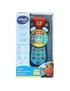 Baby Super Telecomando Parlante, Telecomando Interattivo per Bambini, Cagnolino Scout, Numeri, Alfabeto, Meteo, Musica e Luci