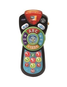 Baby Super Telecomando Parlante, Telecomando Interattivo per Bambini, Cagnolino Scout, Numeri, Alfabeto, Meteo, Musica e Luci