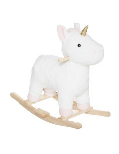DONDOLO UNICORNO 174235 POLIESTERE 64X32X55CM