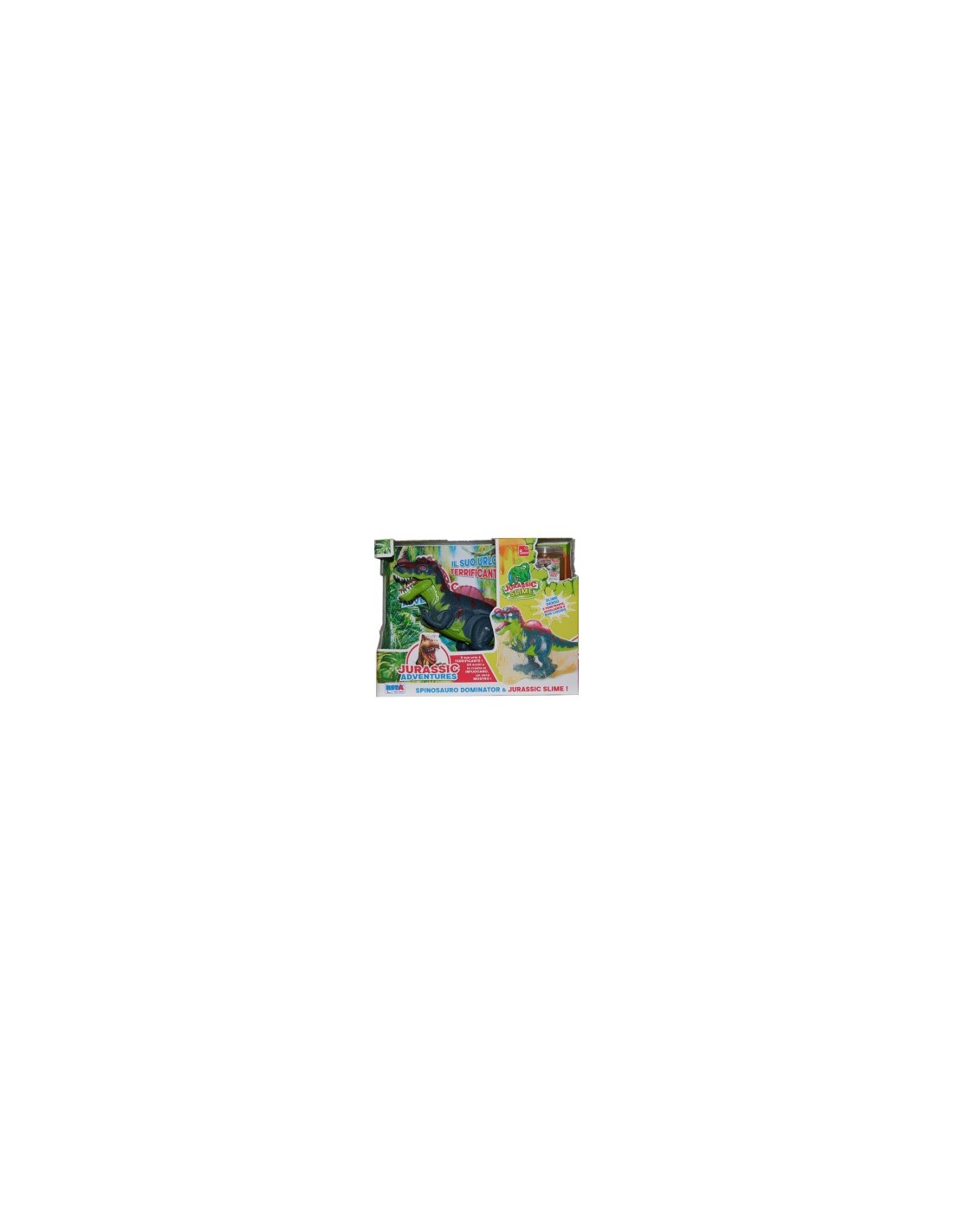 JURASSIC 11210 SPINOSAURO CON VASETTO SLIME