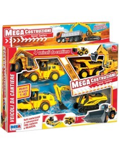 SET 4 VEICOLI CANTIERE 11349 1:43 RETROCARICA