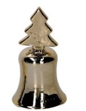 CAMPANA CERAMICA ORO 7X7X12CM ASSORTITO
