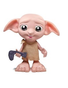 Wizarding World, Harry Potter, Bambola Interattiva Magical Dobby da 21,6 cm con Suoni, Frasi e Calzino - 6 Anni +
