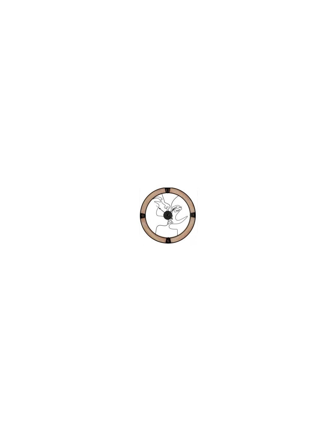 OROLOGIO PARETE 82429 MDF/FERRO D60CM
