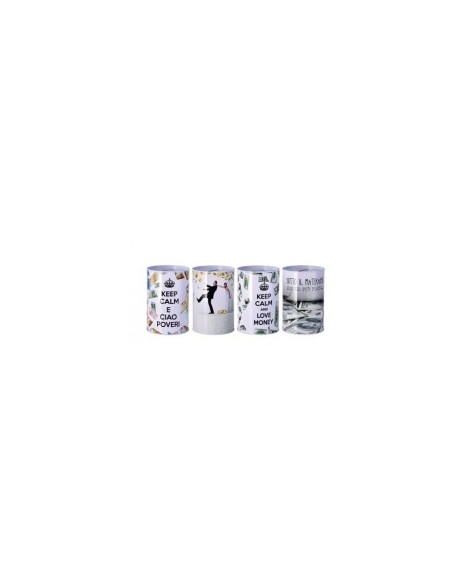 SALVADANAIO 100324 LATTA 10X15CM ASSORITTO