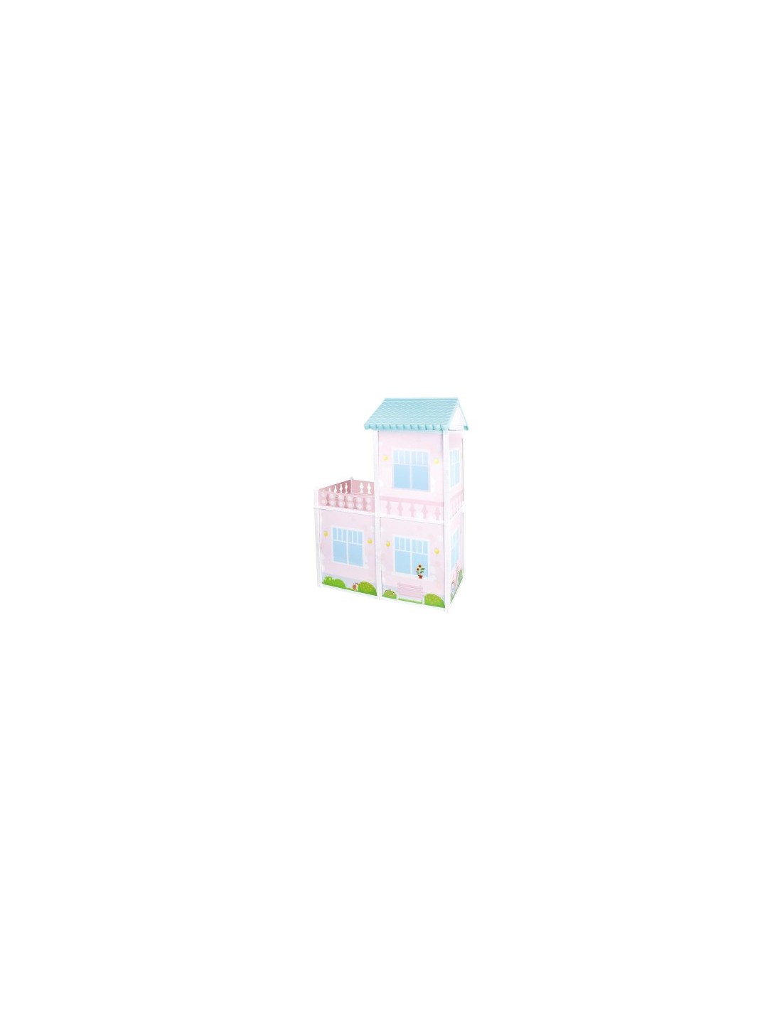 City Life Villetta 61x40x78 cm, Playset con 3 Stanze, Fashion Doll 29 cm e Accessori, Giocattolo per Bambine