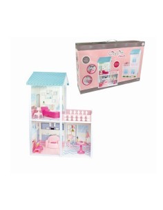 City Life Villetta 61x40x78 cm, Playset con 3 Stanze, Fashion Doll 29 cm e Accessori, Giocattolo per Bambine