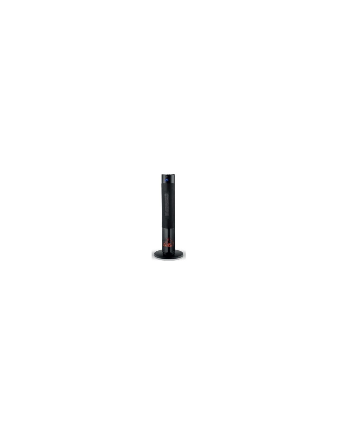 Stufa in ceramica con potenza 2000W altezza 78CM effetto fiamma PTC2011