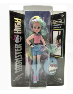MONSTER HIGH 37003 BAMBOLA PENNA ASSORTITO