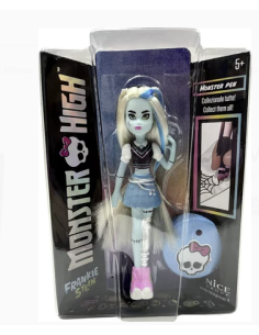 MONSTER HIGH 37003 BAMBOLA PENNA ASSORTITO