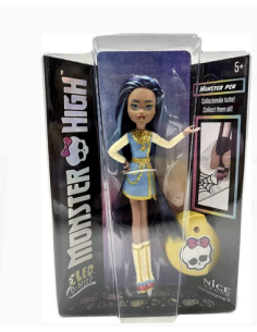 MONSTER HIGH 37003 BAMBOLA PENNA ASSORTITO