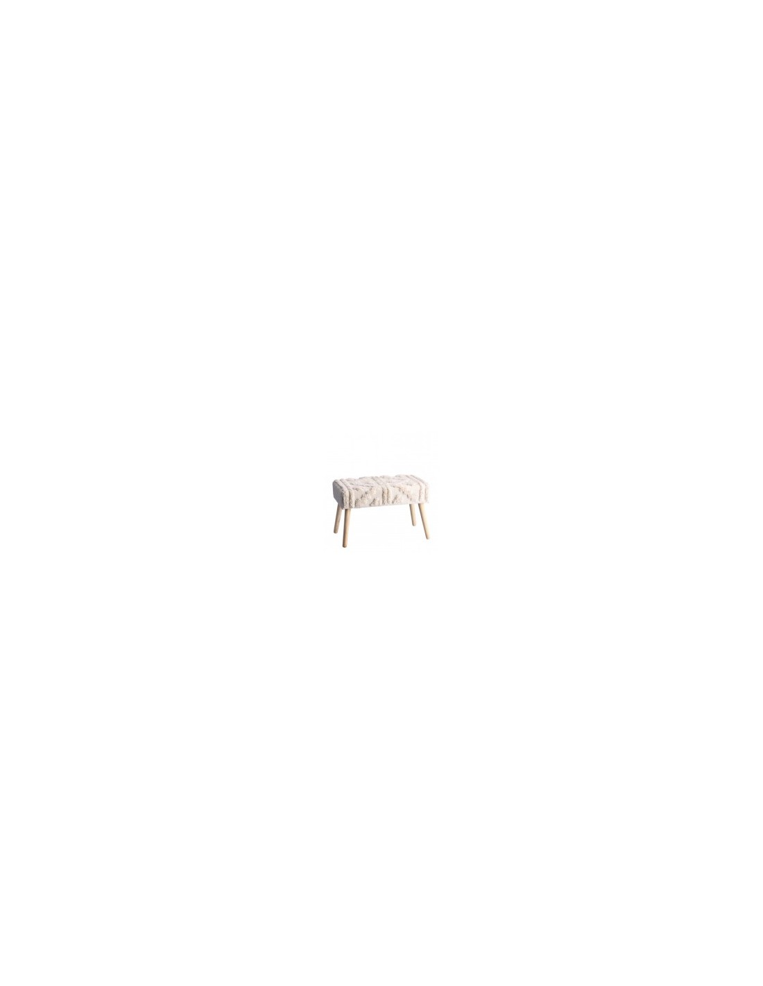 PANCA 102125 TESSUTO+LEGNO HIPPIE 60X34X42H