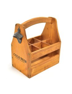CESTELLO PORTABOTTIGLIE 02153 LEGNO 26,5X16X29CM