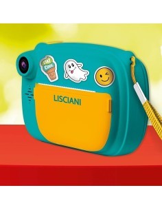 Lisciani Giochi - Print Cam Hi-Tech, Fotocamera Istantanea 3 in 1, Stampa Foto Immediata, Funzione Video e Selfie