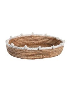 CENTROTAVOLA BD205047 CORDA 40X32X9CM NATURALE