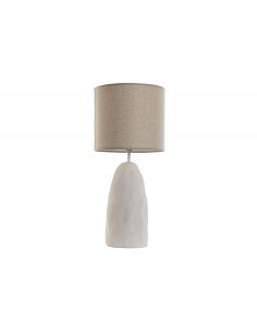 LAMPADA TAVOLO LA209373 DOLOMITE/LINO 30X30X66CM BIANCO