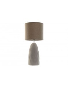 LAMPADA TAVOLO LA209373 DOLOMITE/LINO 30X30X66CM BIANCO