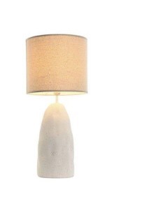 LAMPADA TAVOLO LA209373 DOLOMITE/LINO 30X30X66CM BIANCO
