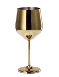 CALICE VINO 89817 ACCIAIO 45CL DORATO
