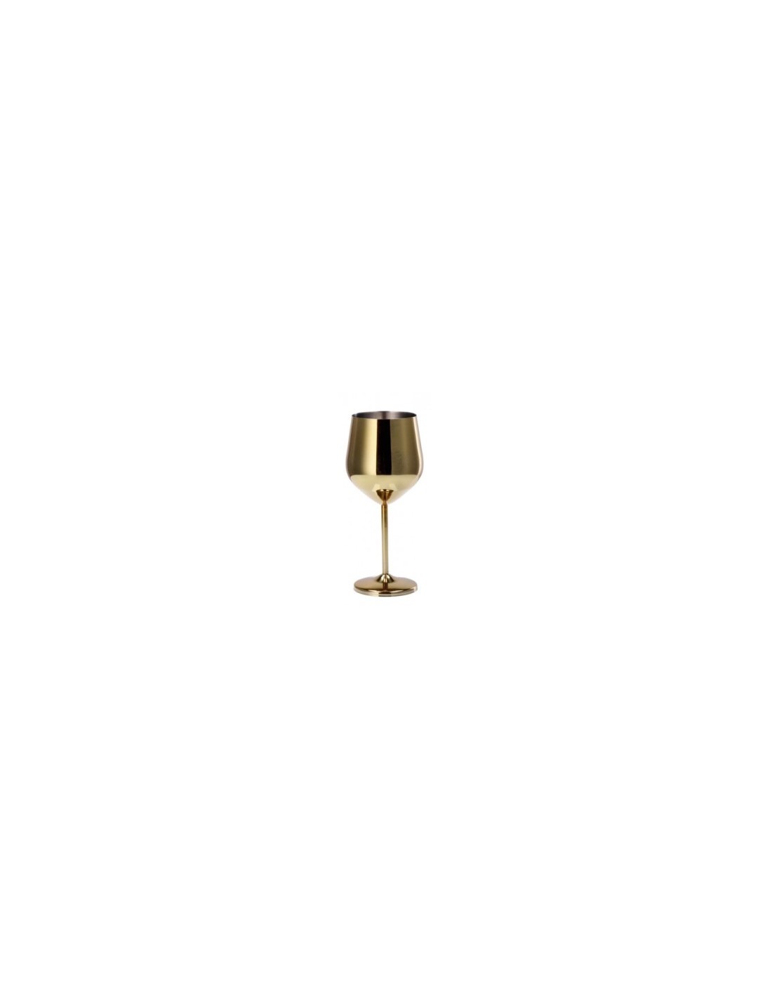 CALICE VINO 89817 ACCIAIO 45CL DORATO