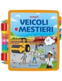 SAPIENTINO  CLEMENTONI LIBRO VEICOLI E MESTIERI COMPATIBILE CON GIRAPAGINA GIOCO EDUCATIVO PER BAMBINI