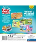 SAPIENTINO  CLEMENTONI LIBRO VEICOLI E MESTIERI COMPATIBILE CON GIRAPAGINA GIOCO EDUCATIVO PER BAMBINI