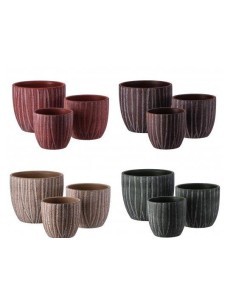 CACHEPOT 100866 2 MIS CANDY 20X17,5CM ASSORTITO