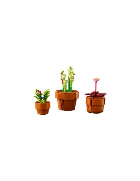 LEGO Icons Piantine, Set Collezione Botanica, Fiori Artificiali, Vaso Terracotta, Decorazione Casa, Idee Regalo