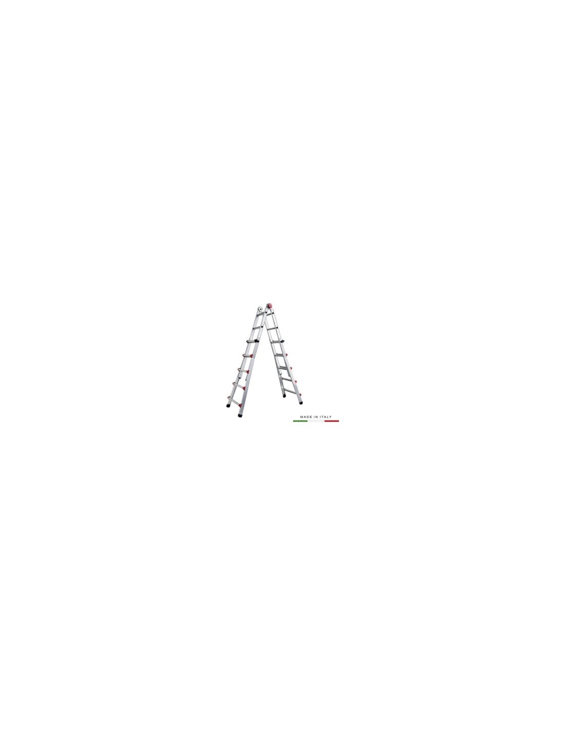 SCALA ALLUMINIO PROFI AUTO 4+4 GRADINI