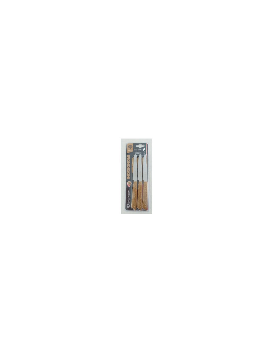 BLISTER 6 COLTELLI 60006R RTAVOLA ROVERE su TreG Ingrosso