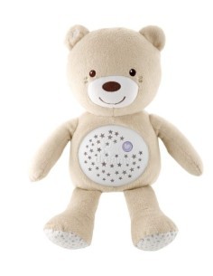 Chicco First Dreams Orsacchiotto Peluche Baby Bear con Luce Notturna e Melodie Rilassanti