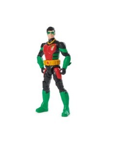 Action Figure Robin, DC Comics, alta 30 cm, con 11 punti di articolazione, giocattolo per bambini, 3+ anni
