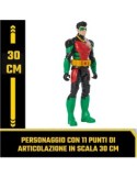 Action Figure Robin, DC Comics, alta 30 cm, con 11 punti di articolazione, giocattolo per bambini, 3+ anni