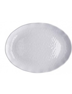 VASSOIO OVALE 100263 MELAMINA 40X30CM BIANCO