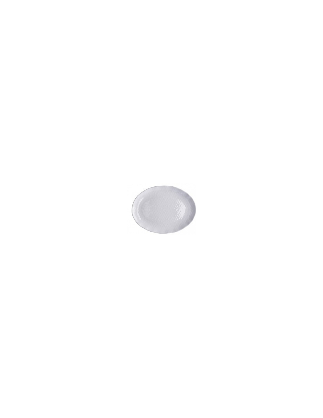 VASSOIO OVALE 100263 MELAMINA 40X30CM BIANCO