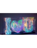 SCRITTA 13460004 ILOVEU 54X14X28CM CON LUCI LED