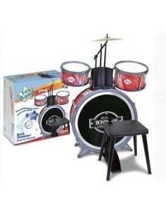 BATTERIA 514506 4 ELEMENTI CON SGABELLO E BACCHETTE